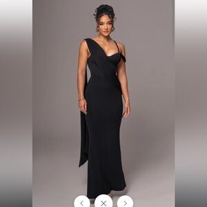 JLUXLABEL Grand Entrance Drape Dress